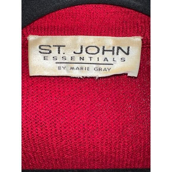 Red‎ Knit St John Jacket - Picture 3 of 8